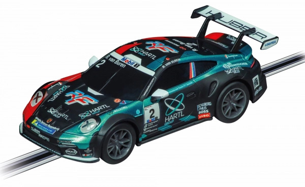 Auto pro autodráhu PORSCHE 911 GT3 CUP (992) Huber Racing č. 2, měřítko 1:43
