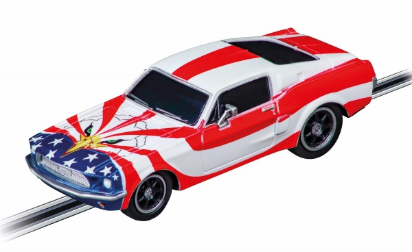 Auto FORD Mustang 1967 Stars'n Stripes pro autodráhu 1:43