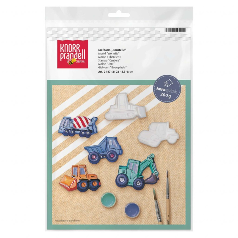 Forma na odlévání - Stavební auta