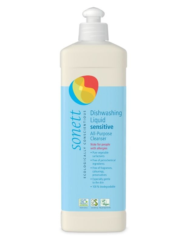 SONETT Tekutý prostředek na nádobí a univerzální čistič - Sensitive 500 ml