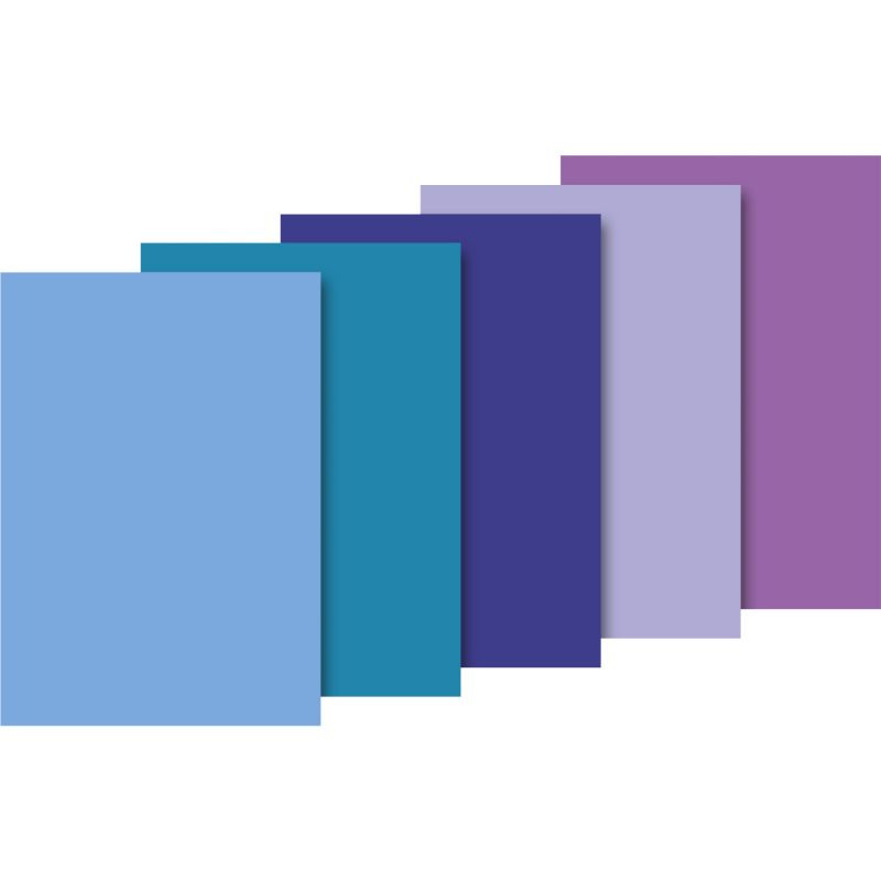 HEYDA Sada hedvábných papírů 50 x 70 cm - modrofialový mix DAVER, spol. s r.o.