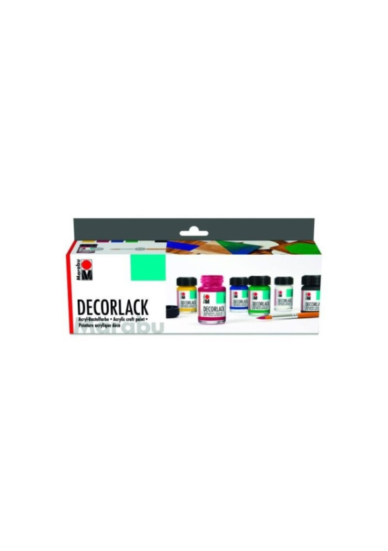 Marabu akrylová barva sada 6 x 15 ml Pražská obchodní společnost, spol. s r.o.