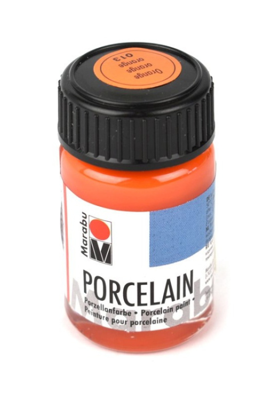 Barva na porcelán, oranžová, 15 ml, 013 Pražská obchodní společnost, spol. s r.o.