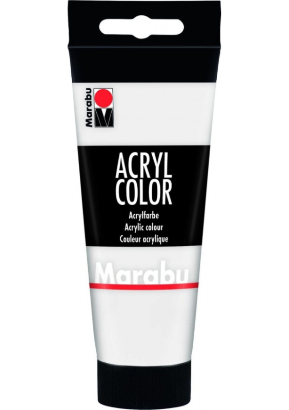 Marabu Acryl Color akrylová barva - bílá 100 ml Pražská obchodní společnost, spol. s r.o.