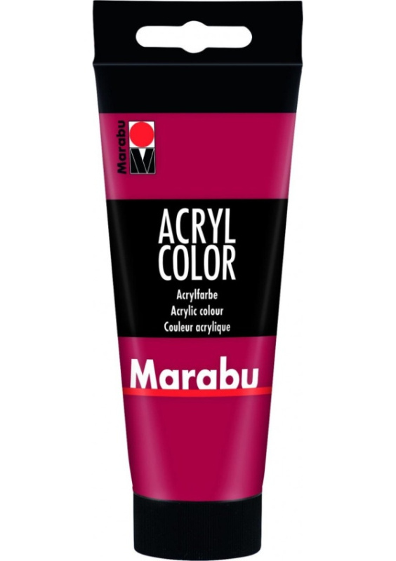 Marabu Acryl Color akrylová barva - karmínově červená 100 ml Pražská obchodní společnost, spol. s r.o.