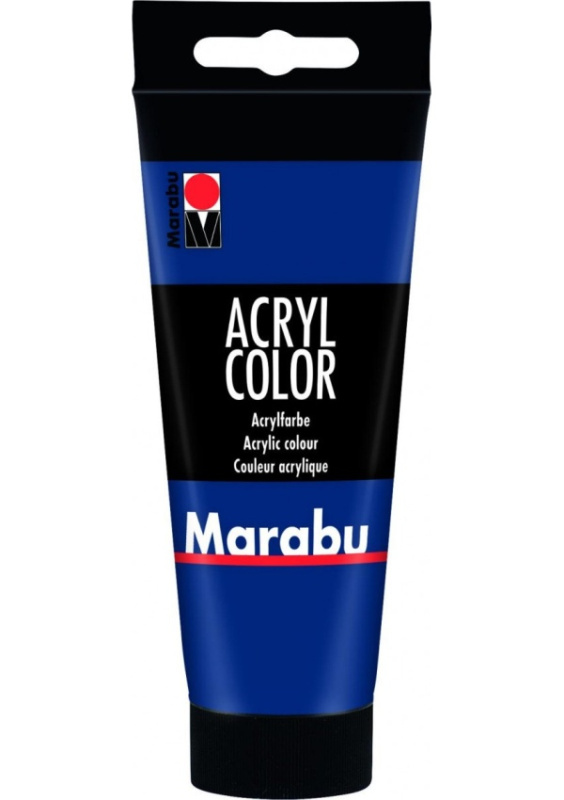 Marabu Acryl Color akrylová barva - tmavě modrá 100 ml Pražská obchodní společnost, spol. s r.o.