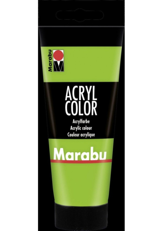 Marabu Acryl Color akrylová barva - listově zelená 100 ml Pražská obchodní společnost, spol. s r.o.