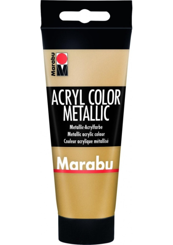 Marabu Acryl Color akrylová barva - zlatá 100 ml Pražská obchodní společnost, spol. s r.o.