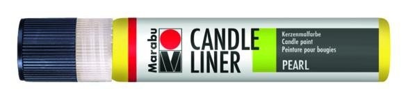 Marabu Candle Liner na svíčky - žlutý 25 ml Pražská obchodní společnost, spol. s r.o.