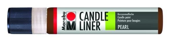 Marabu Candle Liner na svíčky - hnědý 25 ml Pražská obchodní společnost, spol. s r.o.