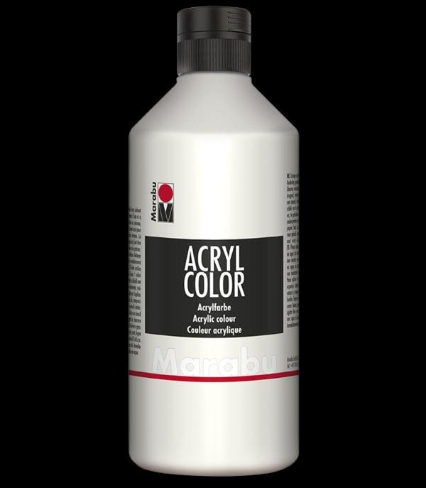Marabu Acryl Color akrylová barva - bílá 500 ml Pražská obchodní společnost, spol. s r.o.