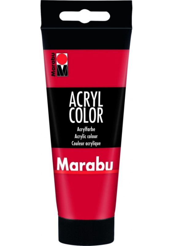 Marabu Acryl Color akrylová barva - třešňově červená 100 ml Pražská obchodní společnost, spol. s r.o.