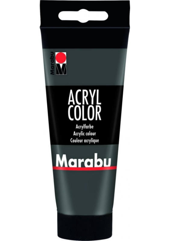 Marabu Acryl Color akrylová barva - tmavě šedá 100 ml Pražská obchodní společnost, spol. s r.o.
