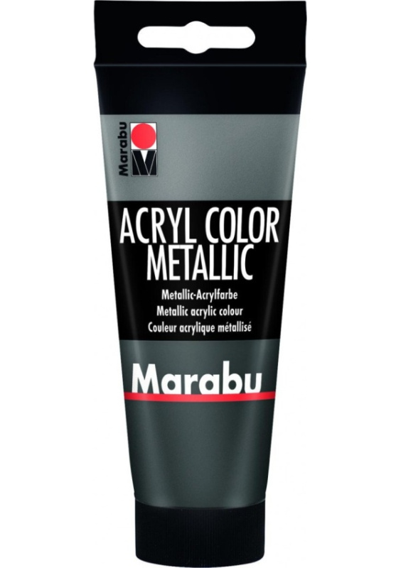 Marabu Acryl Color akrylová barva - antracit metalická 100 ml Pražská obchodní společnost, spol. s r.o.