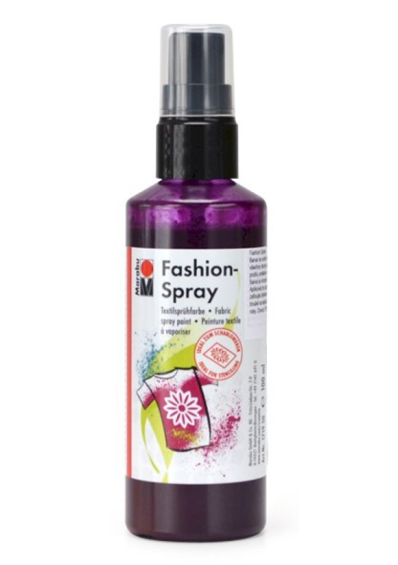 Fashion spray, barva na textil č. 039, fialová, 100 ml Pražská obchodní společnost, spol. s r.o.