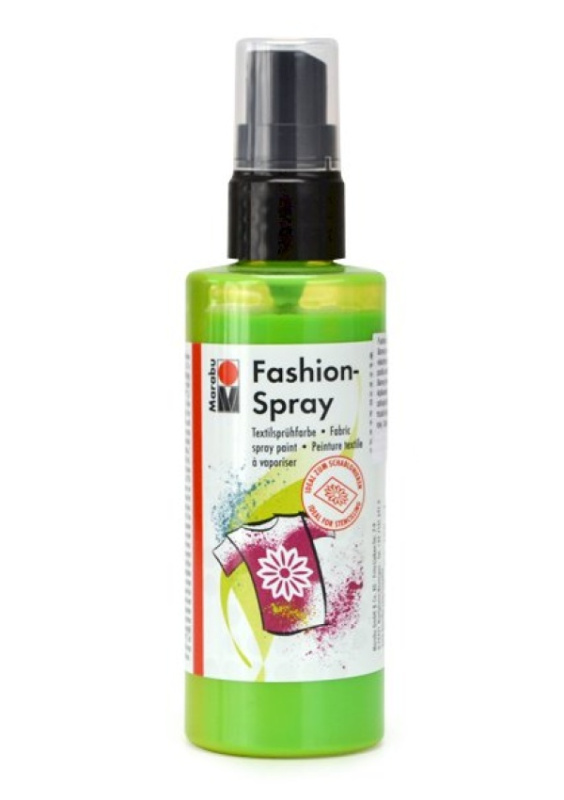 Fashion spray, barva na textil č.061, zelená reseda, 100 ml Pražská obchodní společnost, spol. s r.o.