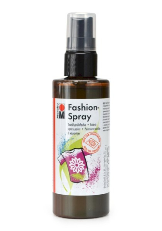 Fashion spray, barva na textil č.295, hnědá kakaová, 100 ml Pražská obchodní společnost, spol. s r.o.