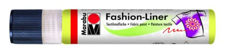 Textilní liner 25 ml - citrónová Aladine