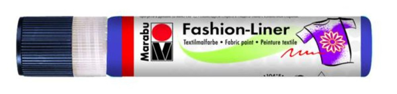Textilní liner 25 ml - švestková Aladine