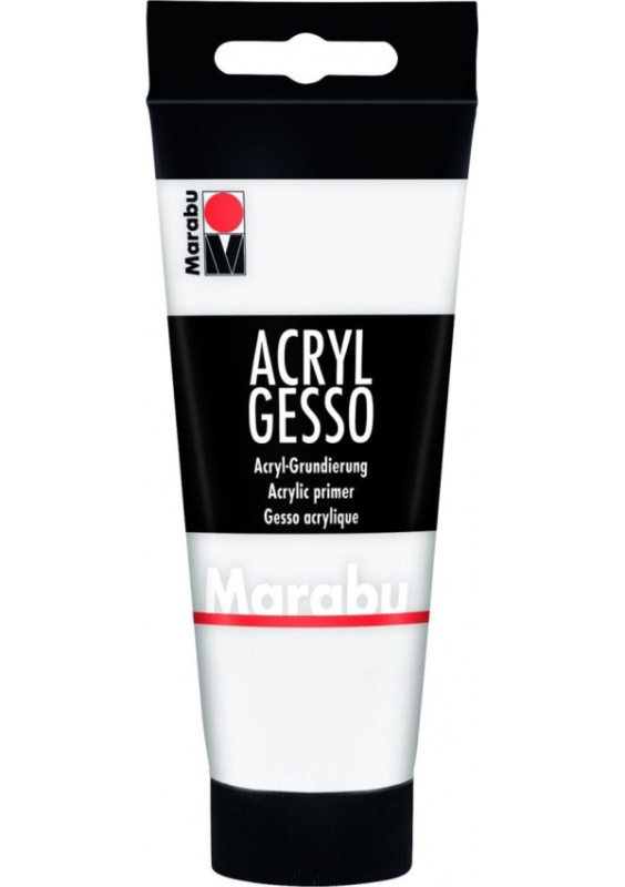 Marabu Acryl Gesso - bílé 100 ml Pražská obchodní společnost, spol. s r.o.