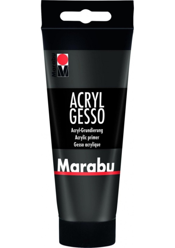 Marabu Acryl Gesso - černé 100 ml Pražská obchodní společnost, spol. s r.o.