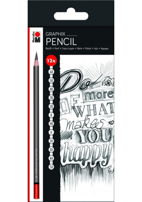 Marabu Graphix Sada tužek 12 ks Pražská obchodní společnost, spol. s r.o.