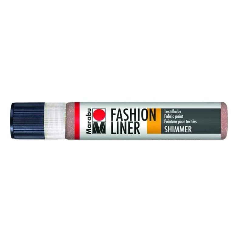 Marabu Textilní liner Marabu, 25 ml - zlatorůžový