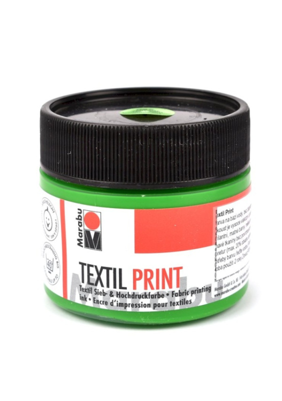 Barva na textil, Marabu Textil Print 960, zelená, 100 ml Pražská obchodní společnost, spol. s r.o.
