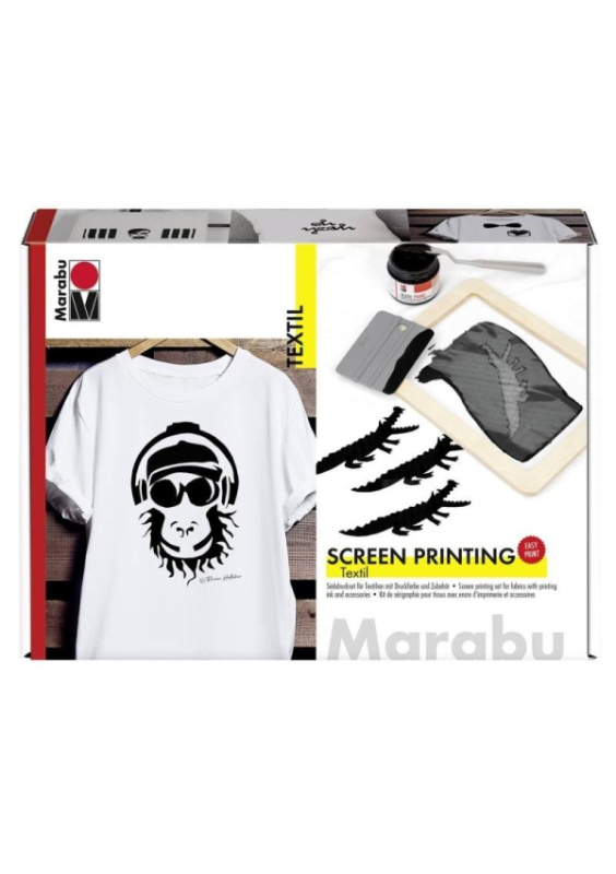 Marabu barva a potisk textilu sítotiskem sada Pražská obchodní společnost, spol. s r.o.