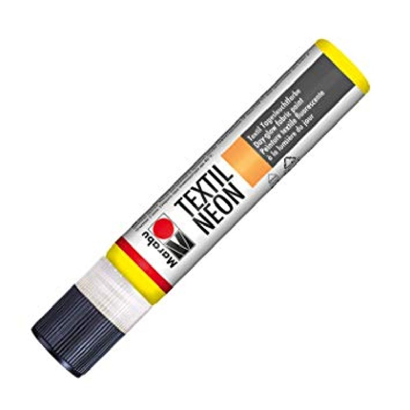 Marabu kontura na textil/neonová žlutá 25 ml Pražská obchodní společnost, spol. s r.o.