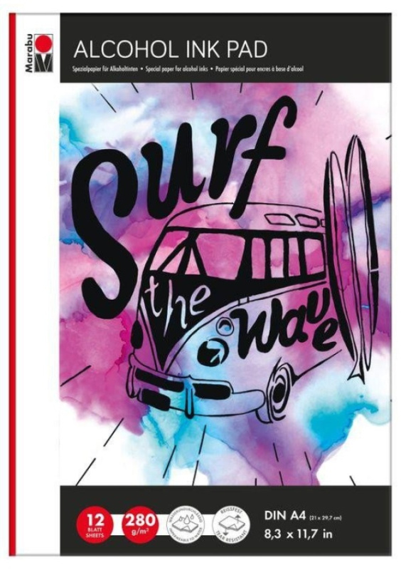 Marabu Graphix blok A4 - pro alkoholový inkoust Pražská obchodní společnost, spol. s r.o.