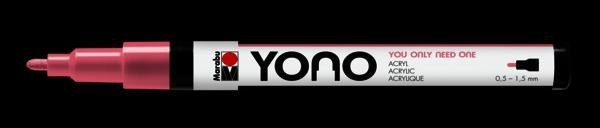 Marabu YONO akrylový popisovač 0,5-1,5 mm - růžový Pražská obchodní společnost, spol. s r.o.