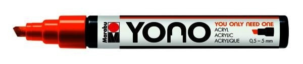 Marabu YONO akrylový popisovač 0,5-5 mm - oranžový Pražská obchodní společnost, spol. s r.o.