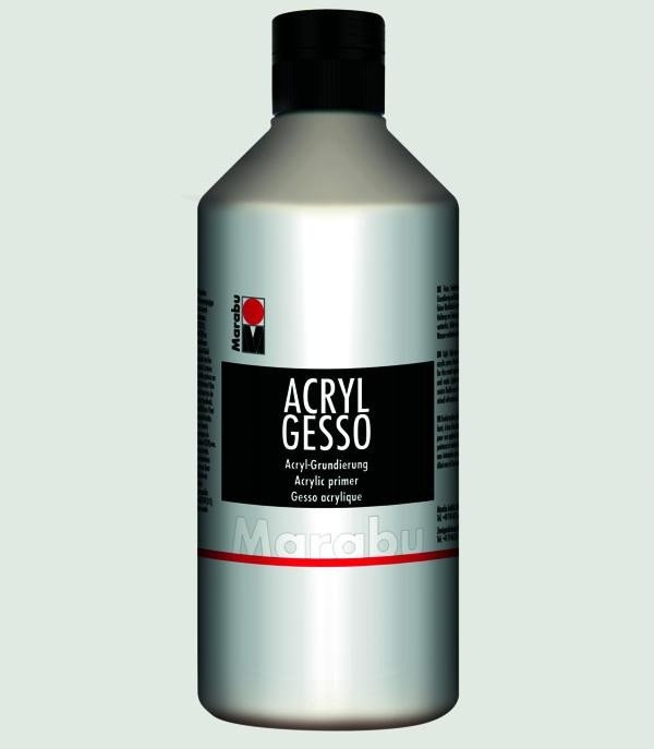 Marabu Acryl Gesso - bílé 500 ml Pražská obchodní společnost, spol. s r.o.