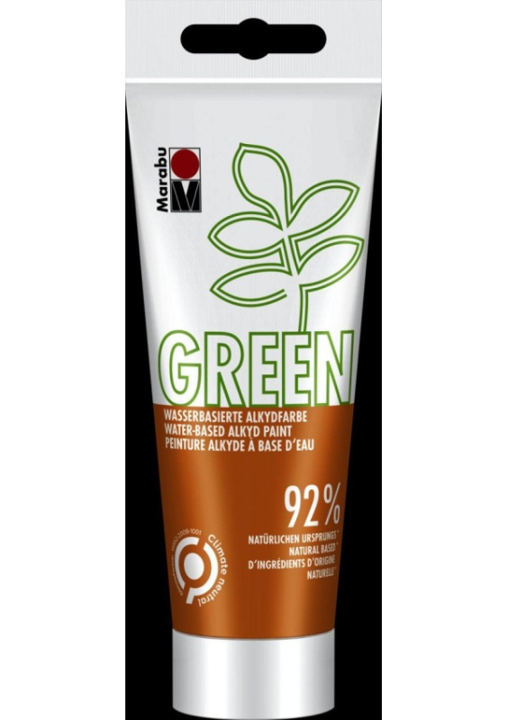 Marabu Green Alkydová barva - oranžová 100 ml Pražská obchodní společnost, spol. s r.o.