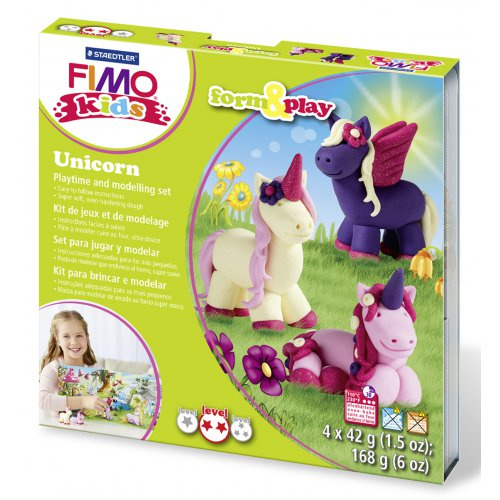 FIMO Staedtler Sada Fimo kids Form & Play Jednorožec