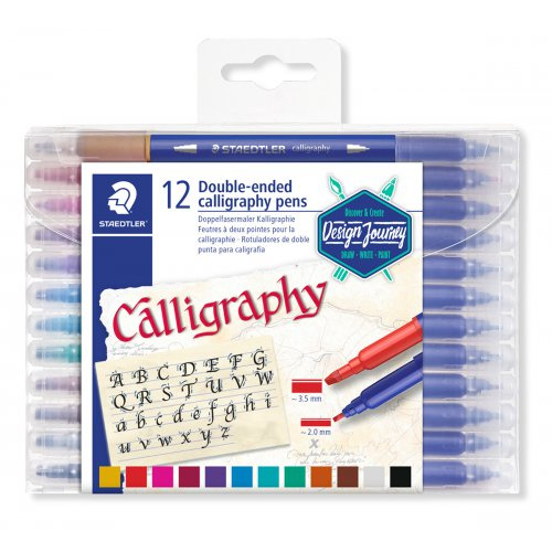 Staedtler  Calligraph Duo 12 barev