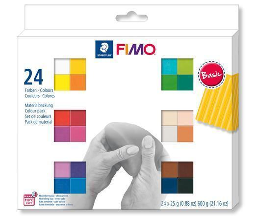 Staedtler FIMO Soft sada 24 barev 25 g BASIC