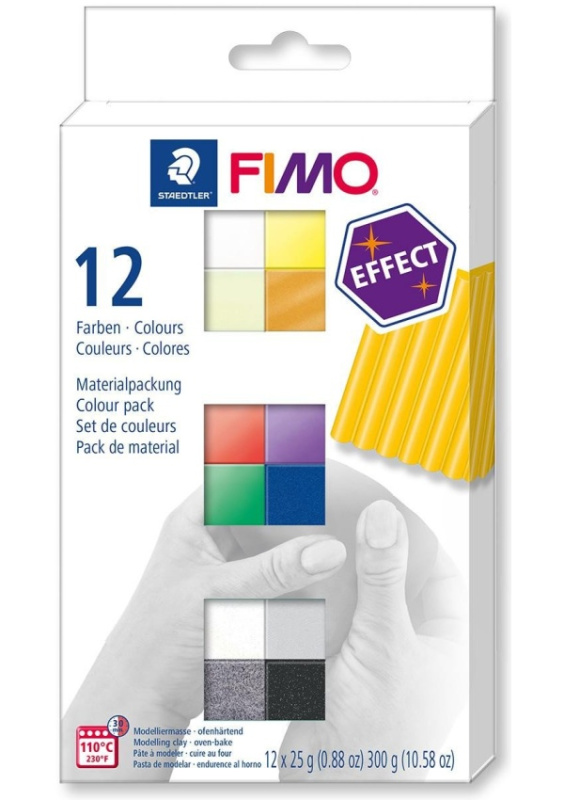 FIMO Efekt sada 12 barev 25 g