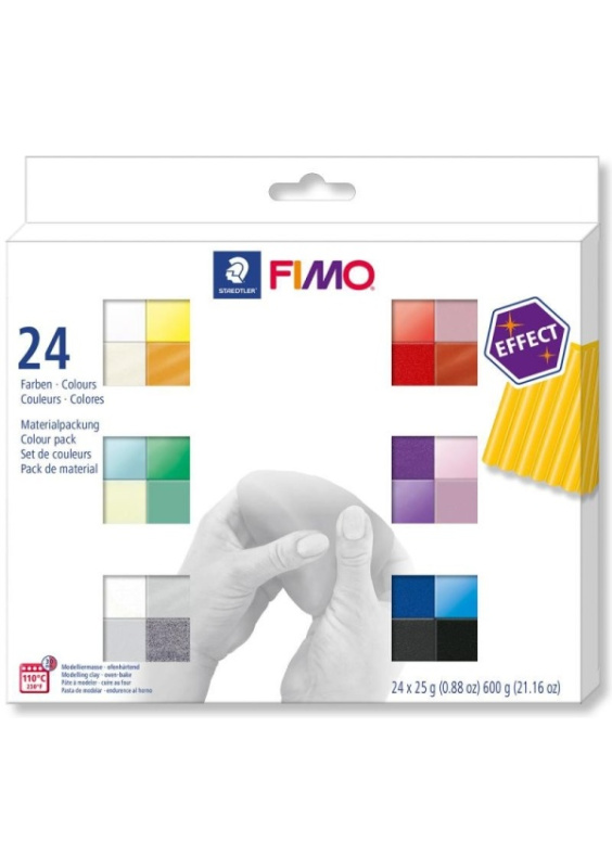 Staedtler FIMO Efekt sada 24 barev 25 g