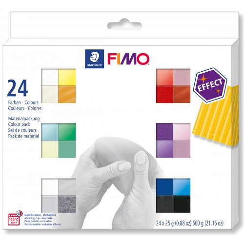 Staedtler FIMO Efekt sada 24 barev 25 g