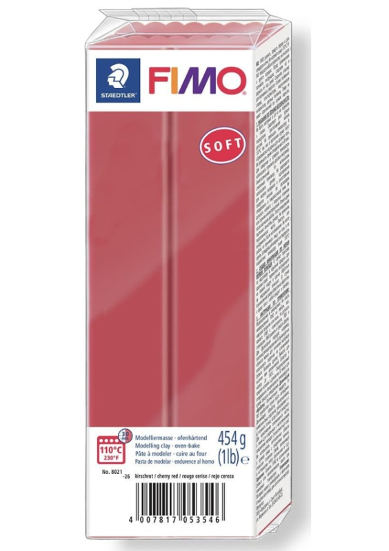 Staedtler FIMO soft 454 g TMAVĚ ČERVENÁ