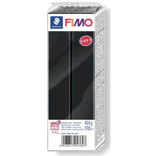 Staedtler FIMO soft 454 g  ČERNÁ