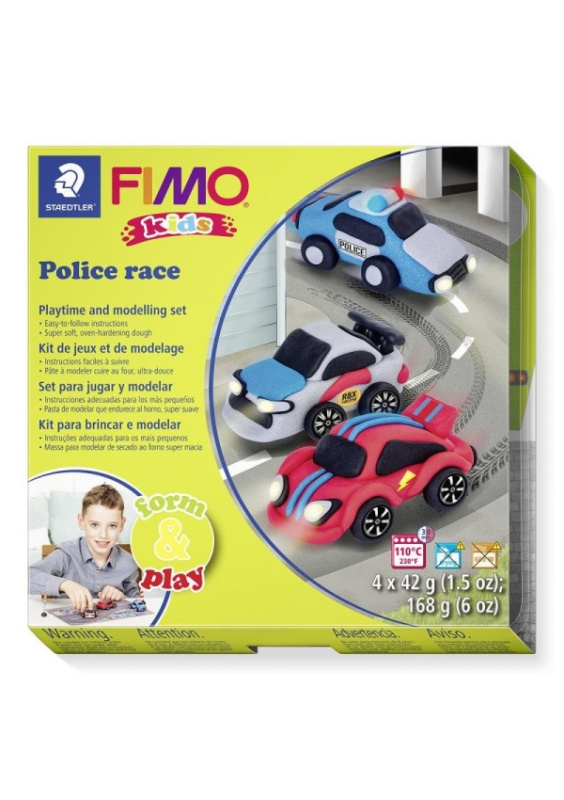 FIMO Staedtler Sada Fimo kids Form & Play POLICEJNÍ AUTO