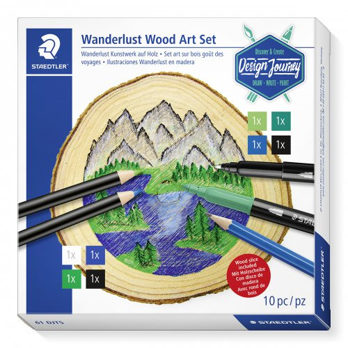 Staedtler Kreativní sada Design Journey Wanderlust Wood dřevo 
