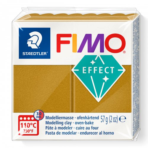 Staedtler FIMO efekt 57g METALICKÁ ZLATÁ