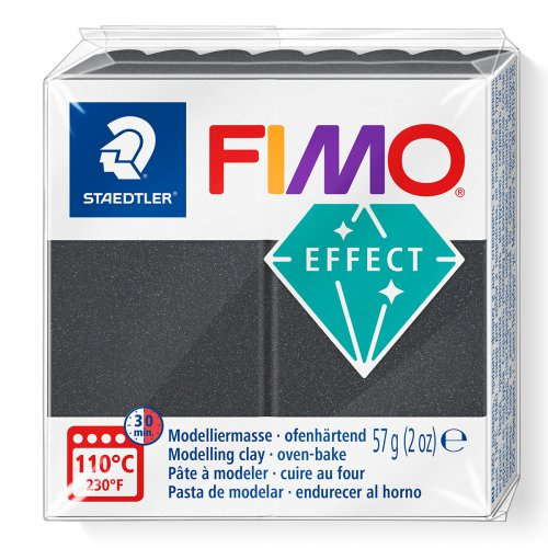 Staedtler FIMO efekt 57g METALICKÁ ŠEDÁ