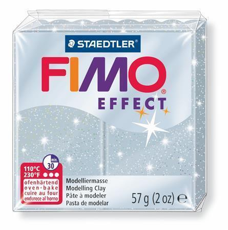 Staedtler FIMO GLITTER efekt 57 g STŘÍBRNÁ