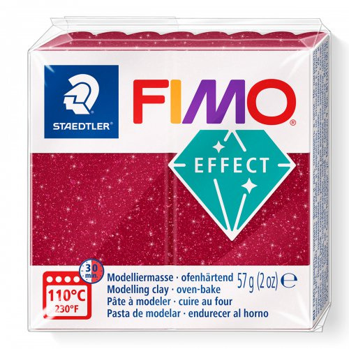 Staedtler FIMO GALAXY efekt 57g ČERVENÁ