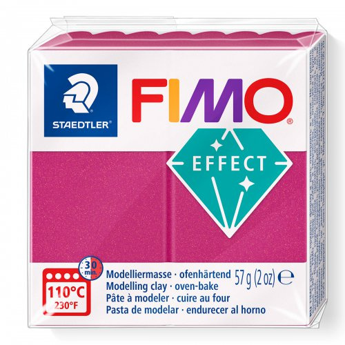 Staedtler FIMO efekt 57g METALICKÁ ČERVENÁ